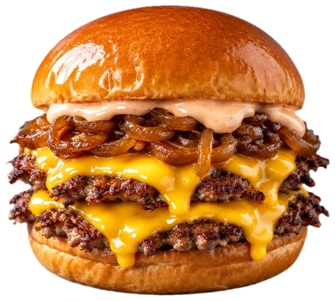 Smash burger double cheddar
